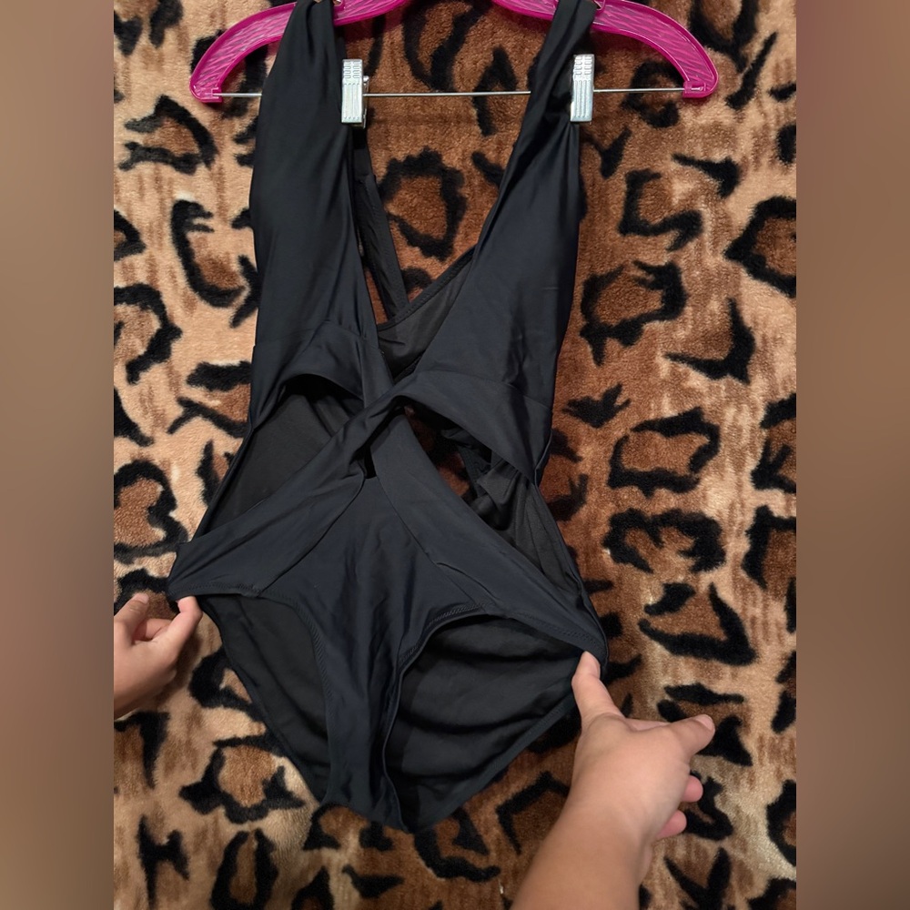 Free Press Black One Piece Swimsuit - Picture 2 of 6